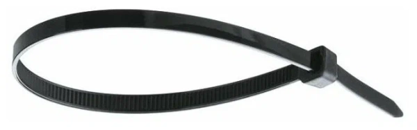 Хомуты нейлоновые для стяжки 3,6х250мм, черные 100 штук Милен 143537; 11615179